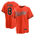 Baltimore Orioles #8 Cal Ripken Player Orange FEDASGOGE Home Game Stitched Jerseys