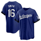 Los Angeles Dodgers #16 Will Smith Player Royal FEDASGOGE City Connect Home Game Stitched Jerseys