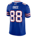 B.Bills #88 Dawson Knox Royal FEDASGOGE Vapor F.U.S.E. Limited Jersey
