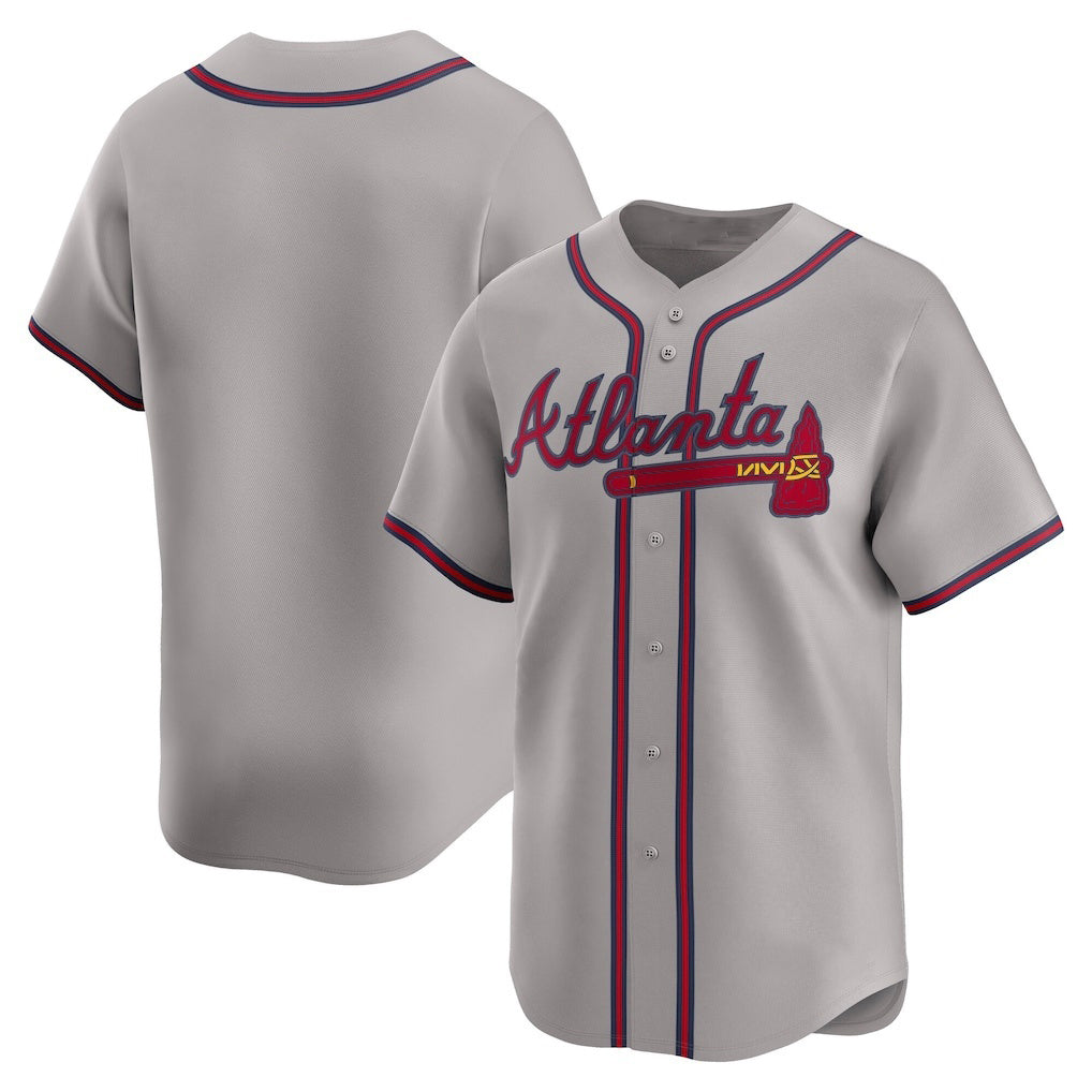 Atlanta Braves Gray FEDASGOGE Road Limited Jersey