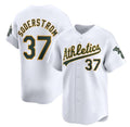 Oakland Athletics #37 Tyler Soderstrom White FEDASGOGE Home Limited Stitched Jersey