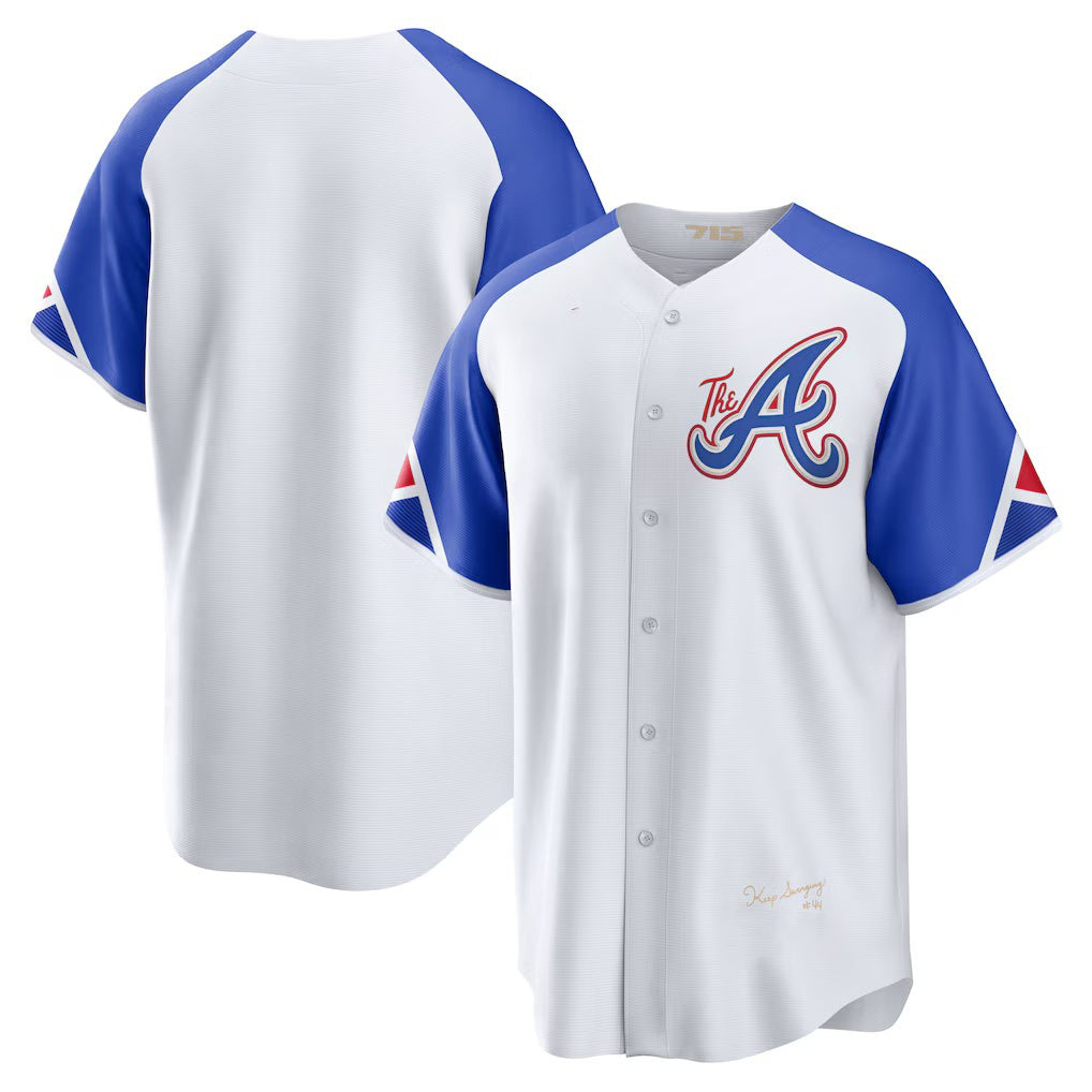 Atlanta Braves White FEDASGOGE 2023 City Connect Replica Jersey