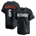 Baltimore Orioles #6 Ryan Mountcastle Player Black FEDASGOGE City Connect Limited Home Game Stitched Jerseys
