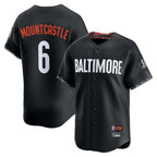 Baltimore Orioles #6 Ryan Mountcastle Player Black FEDASGOGE City Connect Limited Home Game Stitched Jerseys