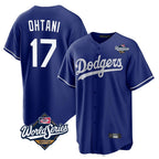 Los Angeles Dodgers #17 Shohei Ohtani Player Royal FEDASGOGE World Series Home Game Stitched Jerseys