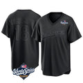 Los Angeles Dodgers #18 Yoshinobu Yamamoto Player Black FEDASGOGE World Series Pitch Fashion T-shirt Stitched Jerseys