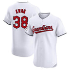 Cleveland Guardians #38 Steven Kwan Player White FEDASGOGE Limited Elite Home Stitched Jerseys