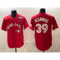 Toronto Blue Jays #39 Trey Yesavage Red FEDASGOGE 2025 World Series Cool Base Stitched Jersey