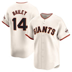 San Francisco Giants #14 Patrick Bailey Cream FEDASGOGE 2024 Home Limited Stitched Jersey