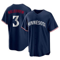 Minnesota Twins #3 Harmon Killebrew Player Navy FEDASGOGEReplica Alternate Home Stitched Jerseys