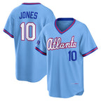Atlanta Braves #10 Chipper Jones Powder Blue FEDASGOGE 2026 City Connect Stadium Jersey