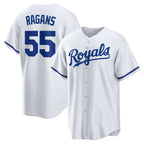 Kansas City Royals #55 Cole Ragans White FEDASGOGE Home Replica Jersey