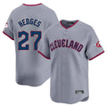Cleveland Guardians #27 Austin Hedges Player Gray FEDASGOGE Road Limited Home Game Stitched Jerseys