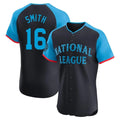 Los Angeles Dodgers #16 Will Smith Player Black FEDASGOGE National League All-Star Limited Elite Home Stitched Jerseys