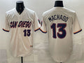 San Diego Padres #13 Manny Machado Cream FEDASGOGE 2026 City Connect Stadium Stitched Jersey