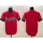 Atlanta Braves Blank Red FEDASGOGE City Connect Cool Base Stitched Jersey