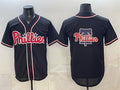 Philadelphia Phillies Team Big Logo 2026 Fashion Replica Black FEDASGOGE Out Stitched Jersey