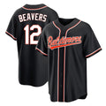 Baltimore Orioles #12 Dylan Beavers Player Black FEDASGOGE Out Home Game Stitched Jerseys