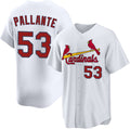St. Louis Cardinals #53 Andre Pallante White FEDASGOGE 2Home Limited Stitched Jersey