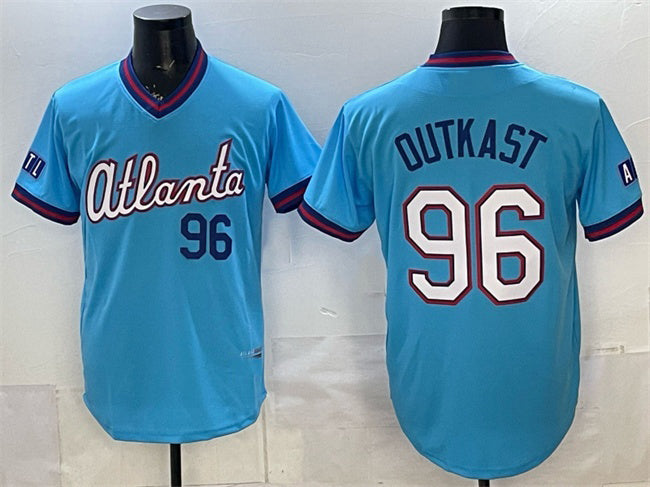 Atlanta Braves #96 OutKast Powder Blue FEDASGOGE 2026 City Connect Stadium Stitched Jersey