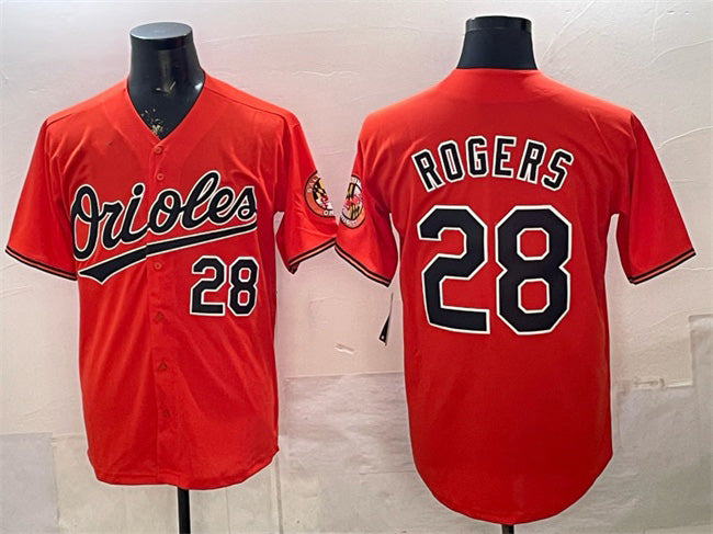 Baltimore Orioles #28 Trevor Rogers Orange FEDASGOGE 2025 Limited Stitched Jersey