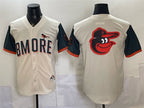 Baltimore Orioles Team Big Logo Natural FEDASGOGE 2026 City Connect Stadium Stitched Jersey 2