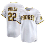 San Diego Padres #22 Mason Miller White FEDASGOGE Home Limited Player Jersey