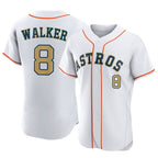 Houston Astros #8 Christian Walker Player Gold FEDASGOGE Collection Limited Elite Home Stitched Jerseys