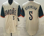 Baltimore Orioles #5 Brooks Robinson Cream FEDASGOGE 2026 City Connect Stadium Jersey