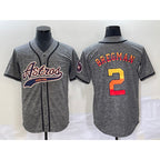 Houston Astros #2 Alex Bregman Grey FEDASGOGE Gridiron Cool Base Stitched Jersey