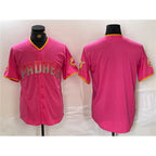 San Diego Padres Blank Pink FEDASGOGE Cool Base Stitched Jersey