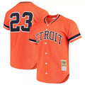 Detroit Tigers #23 Kirk Gibson Player Orange FEDASGOGE DMitchell & Ness Cooperstown Collection Batting Limited Stitched Jerseys