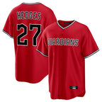 Cleveland Guardians #27 Austin Hedges Player Red FEDASGOGE Home Game Stitched Jerseys