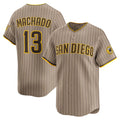 San Diego Padres #13 Manny Machado Khaki FEDASGOGE Alternate Limited Player Jersey