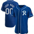 Custom Kansas City Royals Blue FEDASGOGE Stitched Jersey