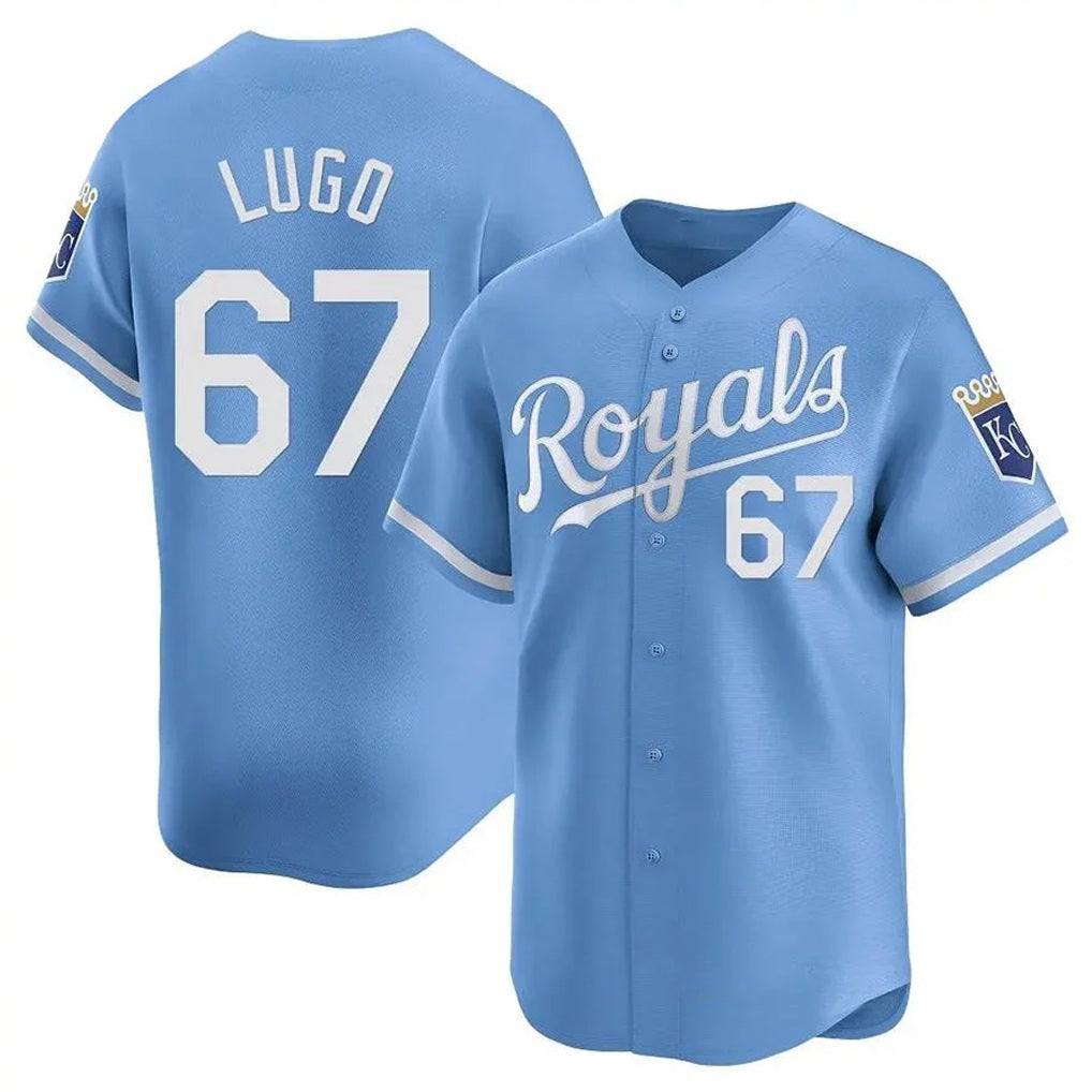Kansas City Royals #67 Seth Lugo Player Light Blue FEDASGOGE Alt Limited Home Stitched Jerseys