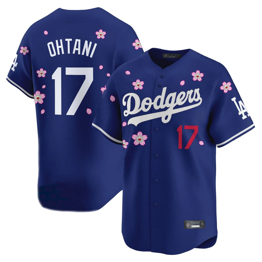 Los Angeles Dodgers #17 Shohei Ohtani Player Royal FEDASGOGE Tokyo Series Vapor Premier Limited Stitched Jerseys