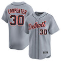 Detroit Tigers #30 Kerry Carpenter Player Gray FEDASGOGE Home Limited Stitched Jerseys