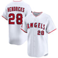 Los Angeles Angels #28 Kyle Hendricks White FEDASGOGE 2024 Home Limited Stitched Jersey