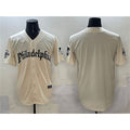 Philadelphia Phillies Blank Cream FEDASGOGE Gothic Vapor Limited Stitched Jersey