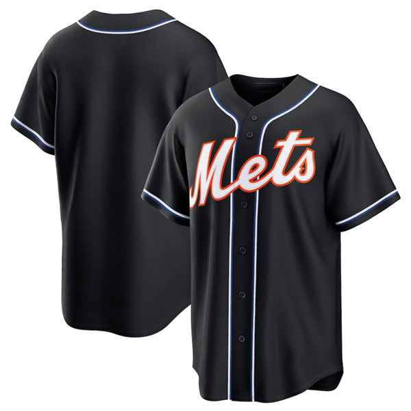 New York Mets Blank 2026 Black FEDASGOGE Out Stitched Jersey