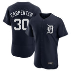 Detroit Tigers #30 Kerry Carpenter Player Navy FEDASGOGE Limited Elite Home Stitched Jerseys