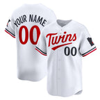 Custom Minnesota Twins White FEDASGOGE Home Limited Jersey