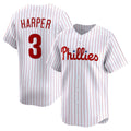 Philadelphia Phillies #3 Bryce Harper White FEDASGOGE Home Limited Player Jersey