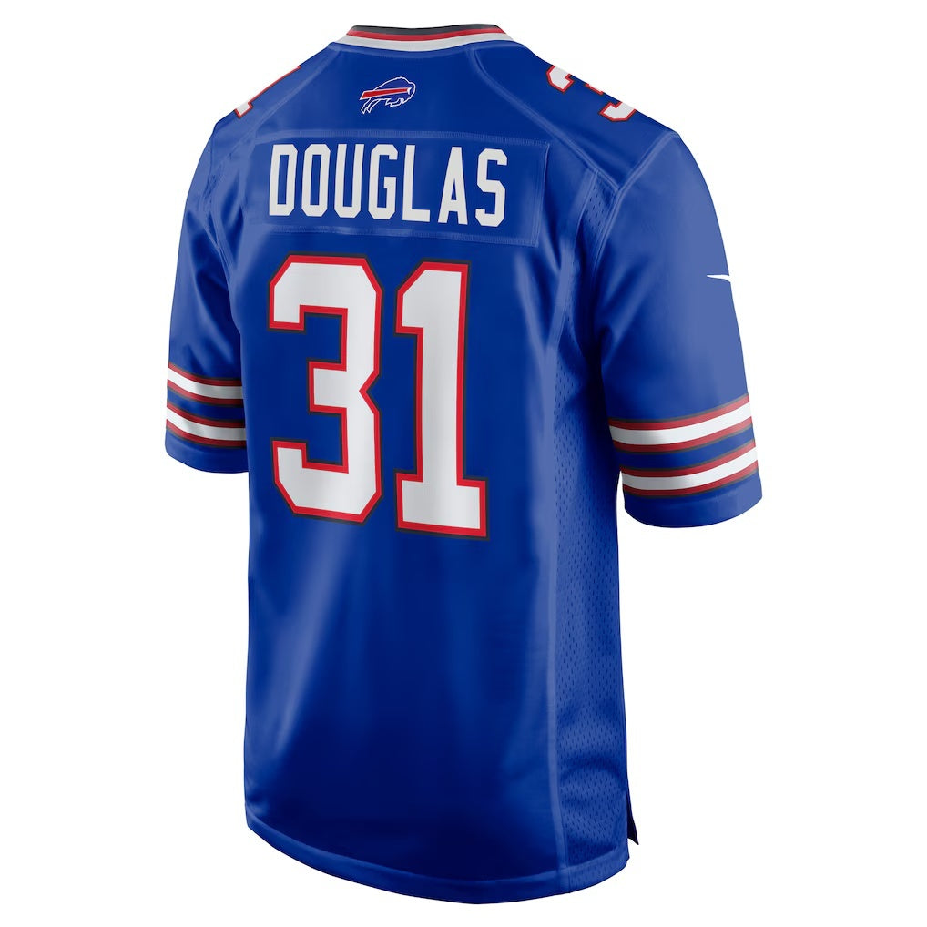 B.Bills #31 Rasul Douglas Royal FEDASGOGE Game Jersey
