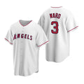 Los Angeles Angels #3 Waylor Ward White FEDASGOGE Cool Base Stitched Jersey