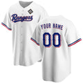 Custom Texas Rangers Active Player White FEDASGOGE 2023 World Series Stitched Jersey