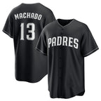 San Diego Padres #13 Manny Machado Black FEDASGOGE Lights Out Limited Stitched Jersey