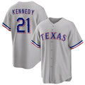 Texas Rangers #21 Ian Kennedy Gray FEDASGOGE Cool Base Stitched Jersey