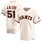 San Francisco Giants #51 Jung Hoo Lee Cream FEDASGOGE Home Limited Player Jersey